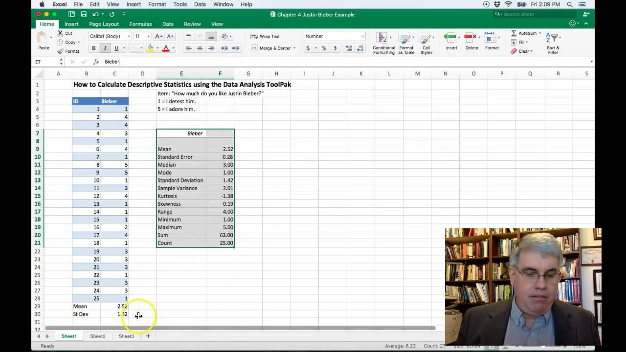 does microsoft excel for mac have the analysis toolpak